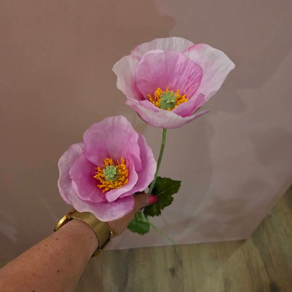 Zijdenbloem papaver