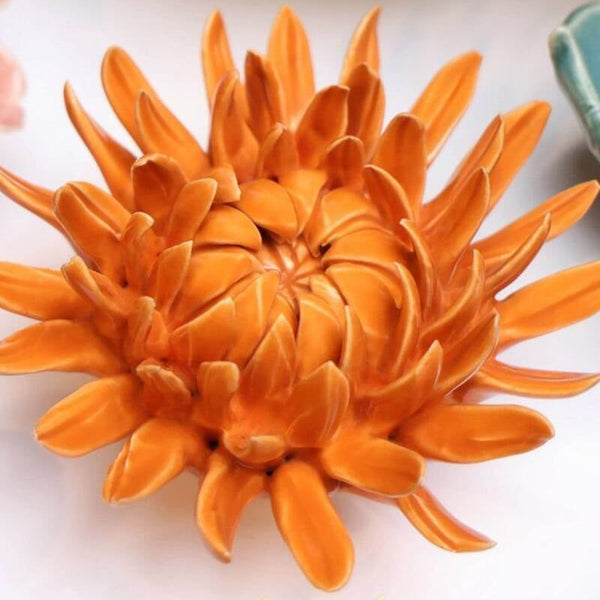Bloem keramiek Orange