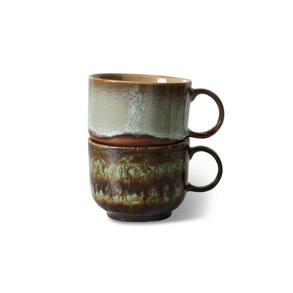 HKliving 70's tea cups odyssey, set van