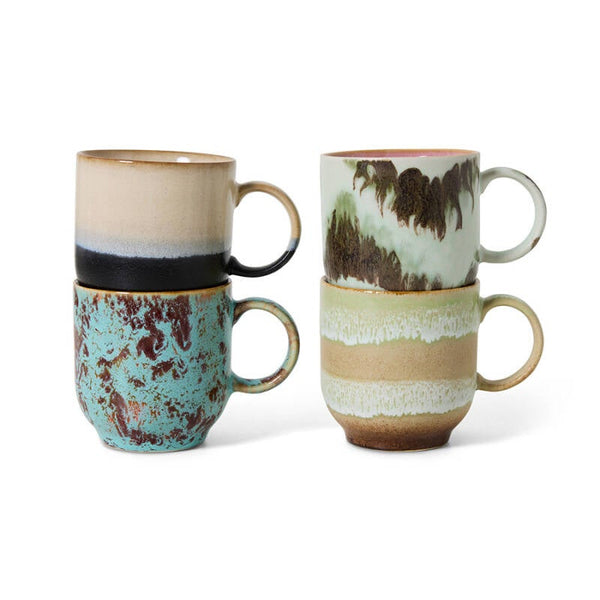 HKliving 70s ceramics café mugs