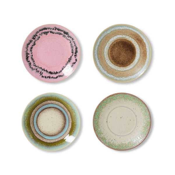 HKliving 70s ceramics saucers