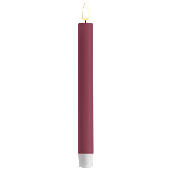 Led dinerkaarsen magenta