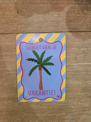 Cadeaukaartje vakantie