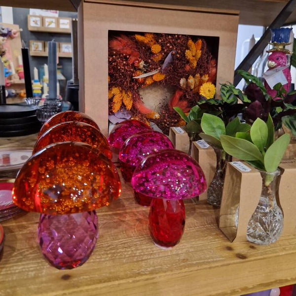Paddenstoel crystal glas