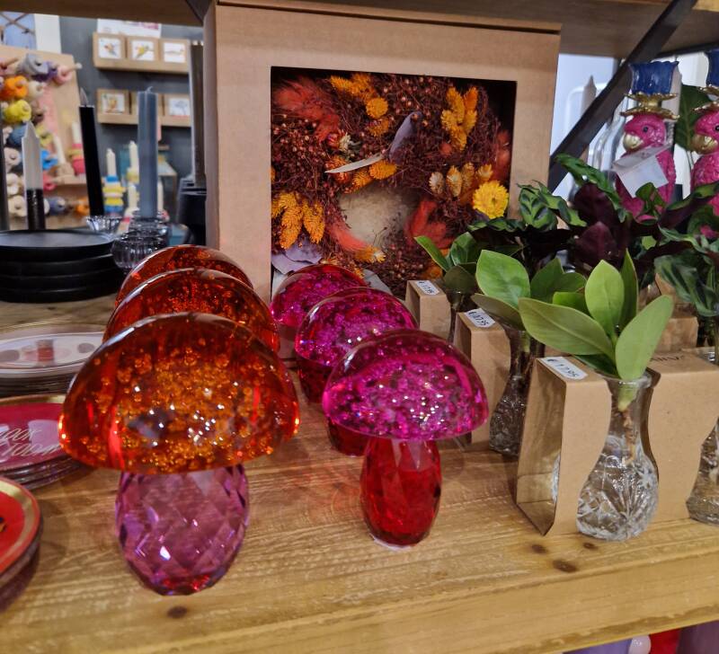 Paddenstoel crystal glas