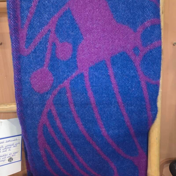 Plaid paars/blauw 100%