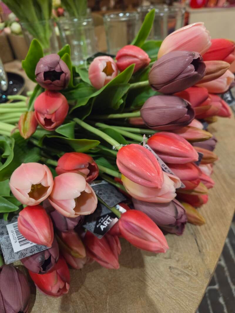 Bosje real touch tulpen 5 stuks