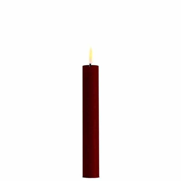 Led dinerkaars Bourgogne rood