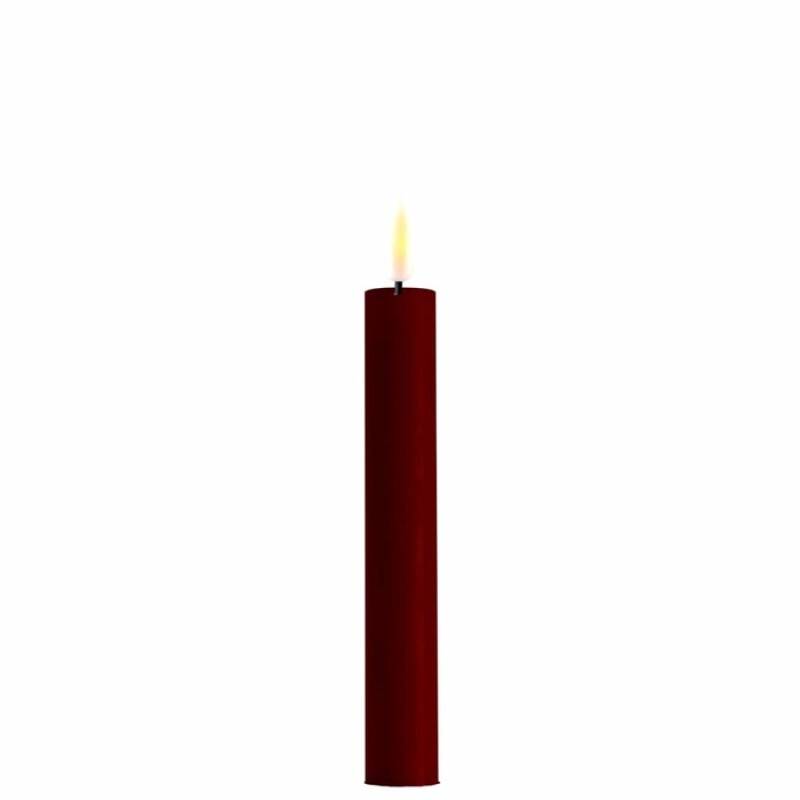 Led dinerkaars Bourgogne rood