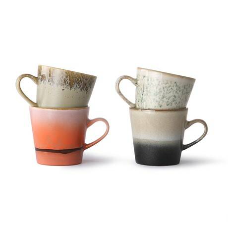 HKliving 70s ceramics americano mugs (set of