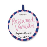 Geurkaars paddywax rosewood vanilla