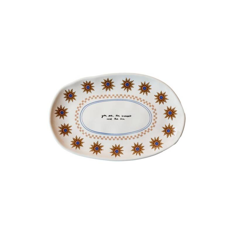 All the luck in the world ovaal bordje