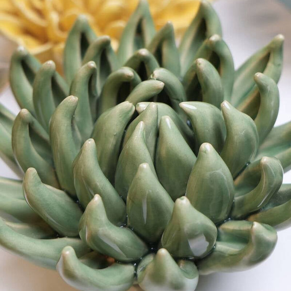 Bloem keramiek groene