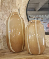 Vaas Vondels glas beige — L