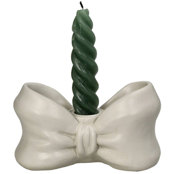 Kandelaar strik groen of beige