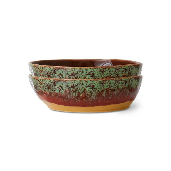 HKliving 70s ceramics pasta bowls