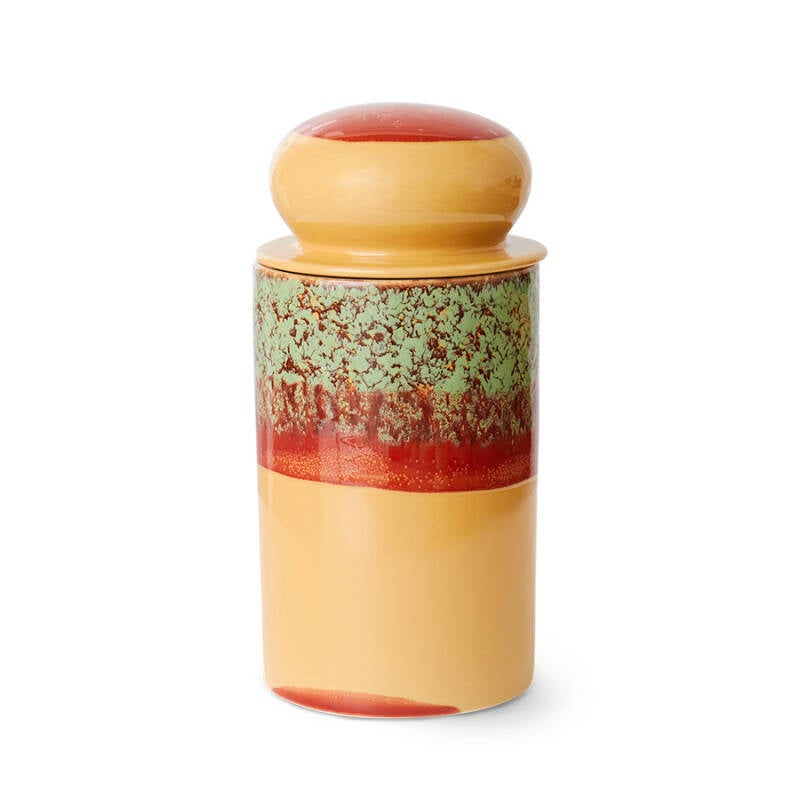 HKliving 70's ceramics storage jar