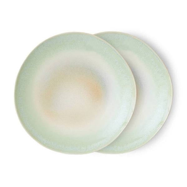 HKliving 70s ceramics dinner plates