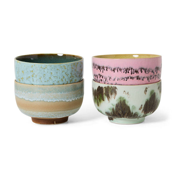 HKliving 70s ceramics noodle bowls