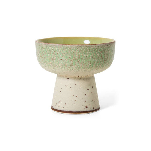 HKliving 70s ceramics tapas bowl on base L