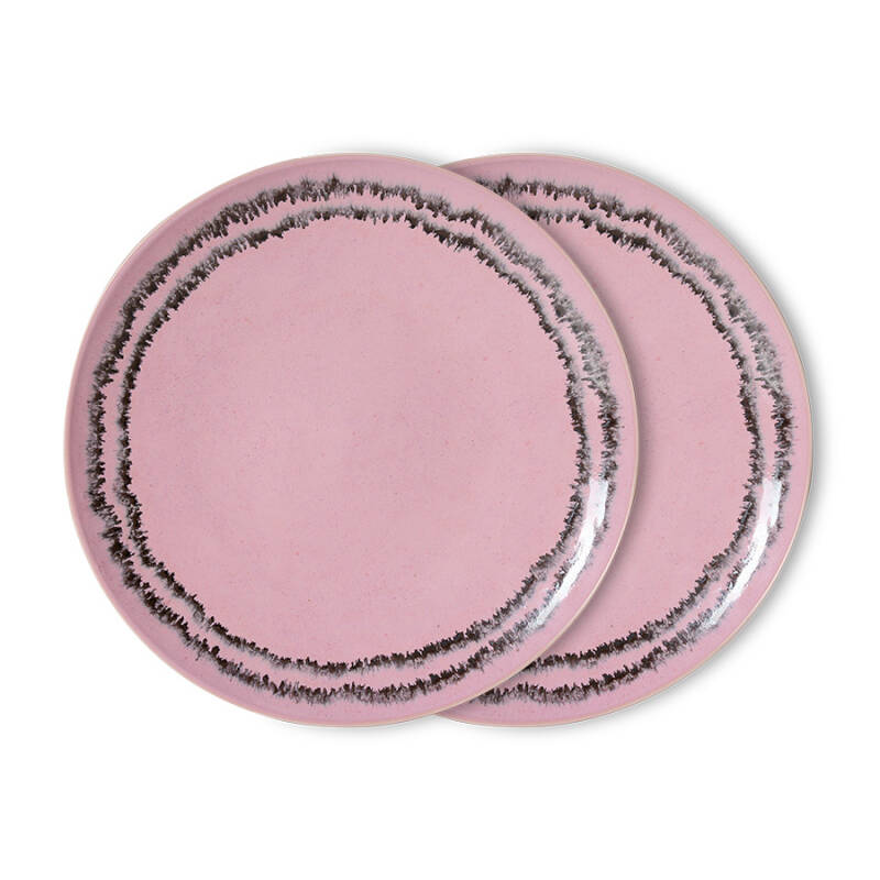 HKliving 70s ceramics plates bubble
