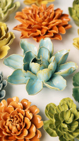 Bloem keramiek waterlelie