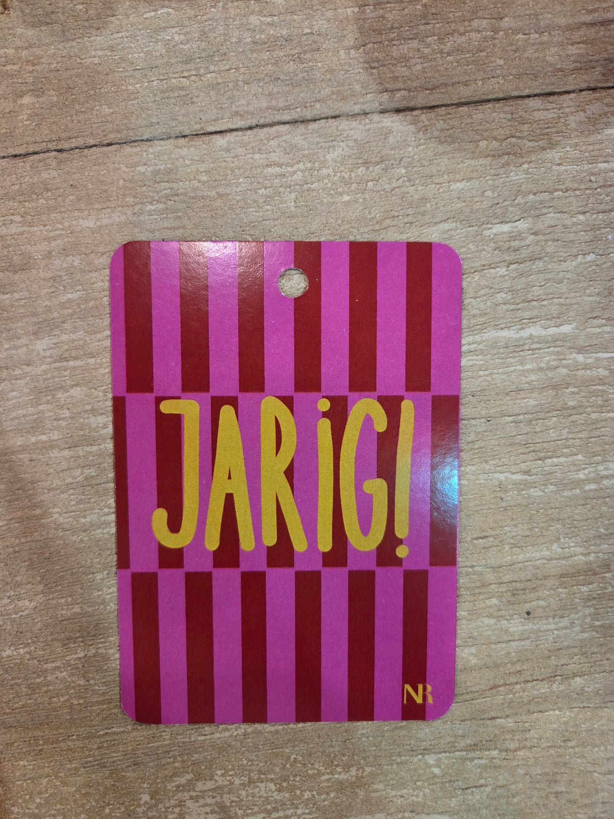 Cadeaukaartje jarig!