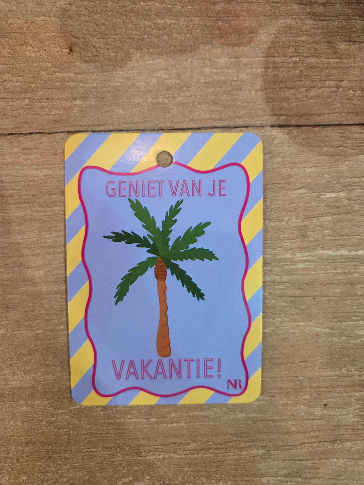 Cadeaukaartje vakantie
