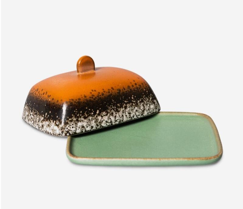 HKliving 70s ceramics butterdish