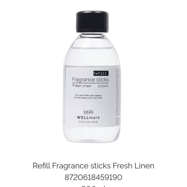 Wellmark navulling geurstokjes fresh