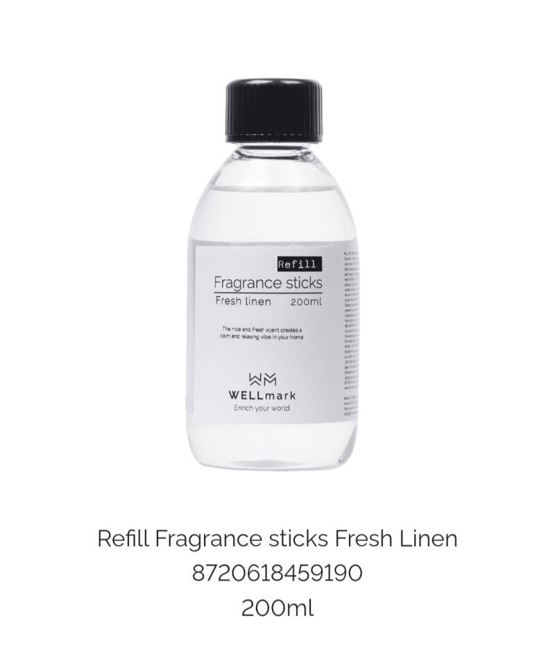 Wellmark navulling geurstokjes fresh