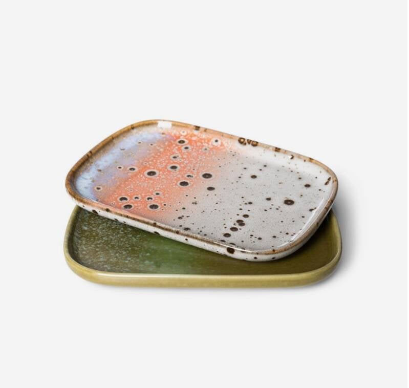 HKliving 70's ceramics small tray