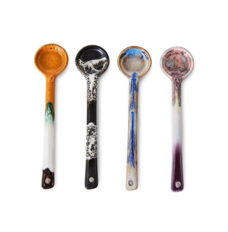 HKliving 70s ceramics spoons M