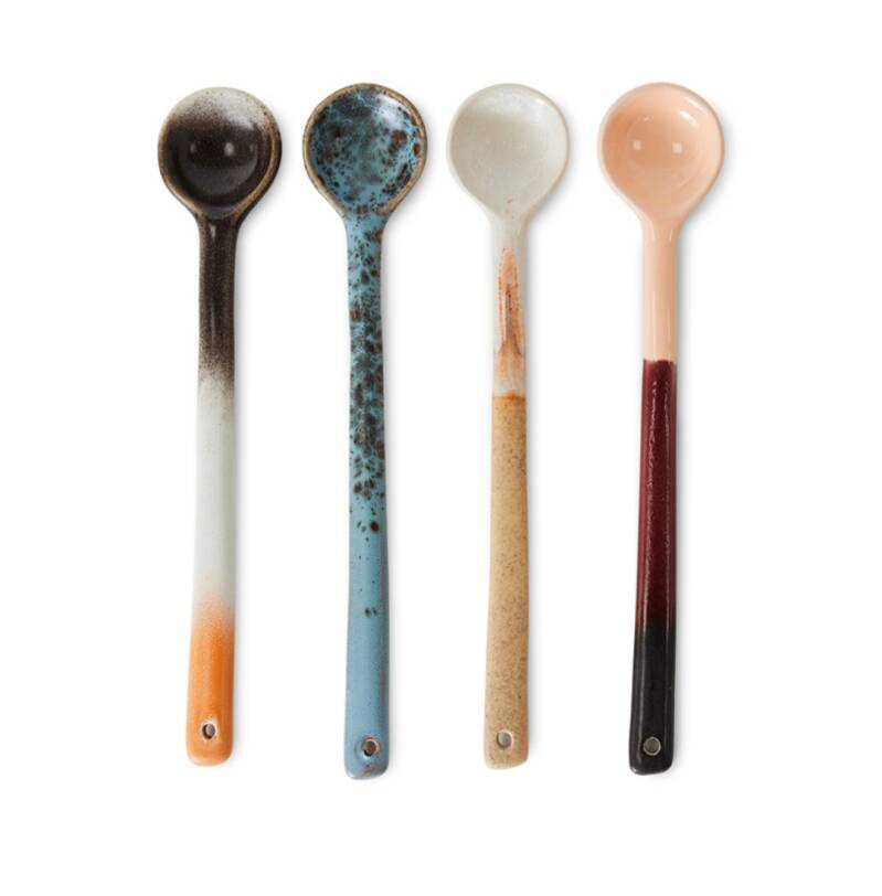HKliving 70s ceramics spoons breeze