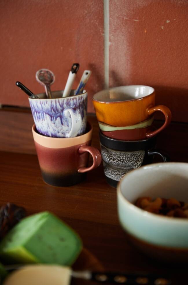 HKliving 70s ceramics americano mugs set