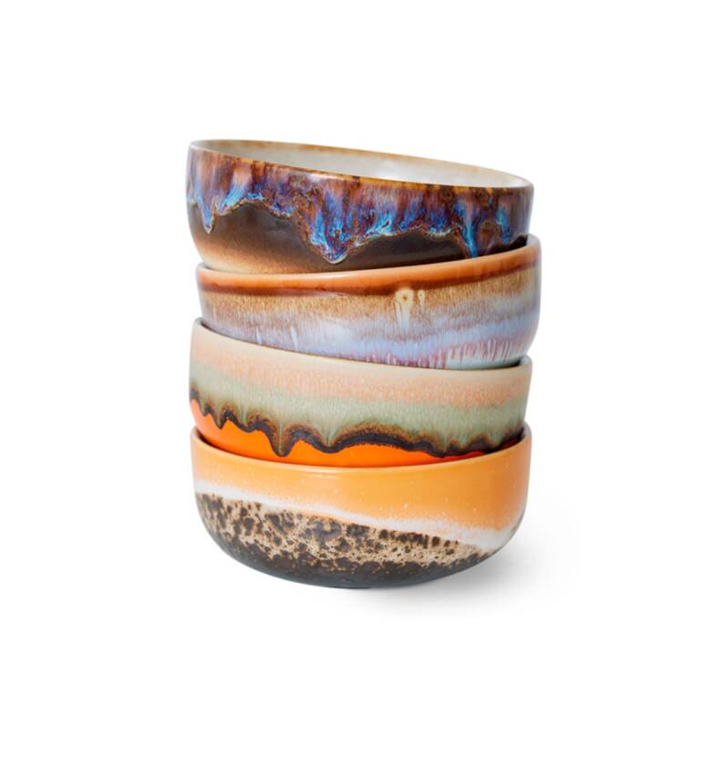 HKliving 70s ceramics tapas bowls