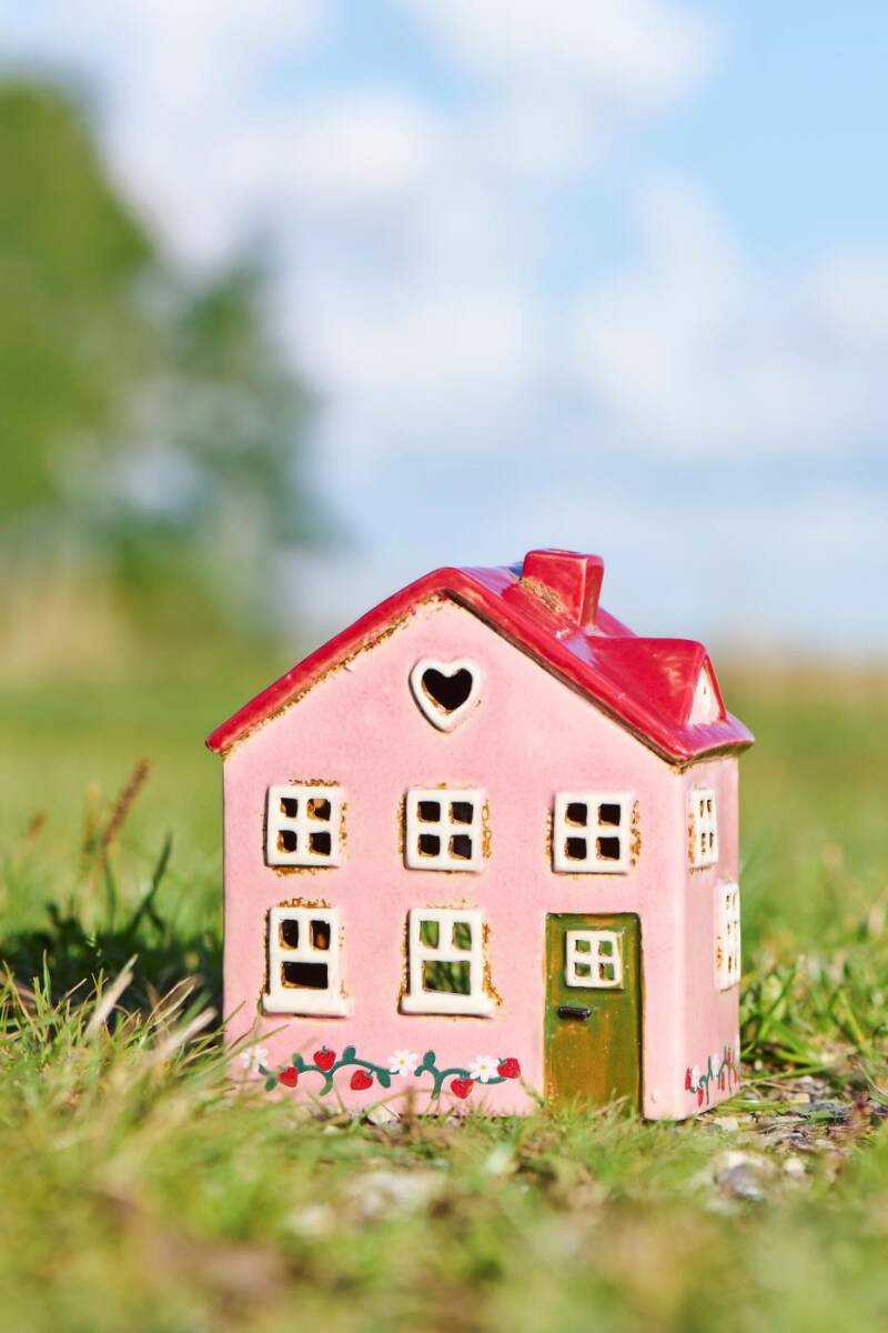 IB Laursen huisje roze